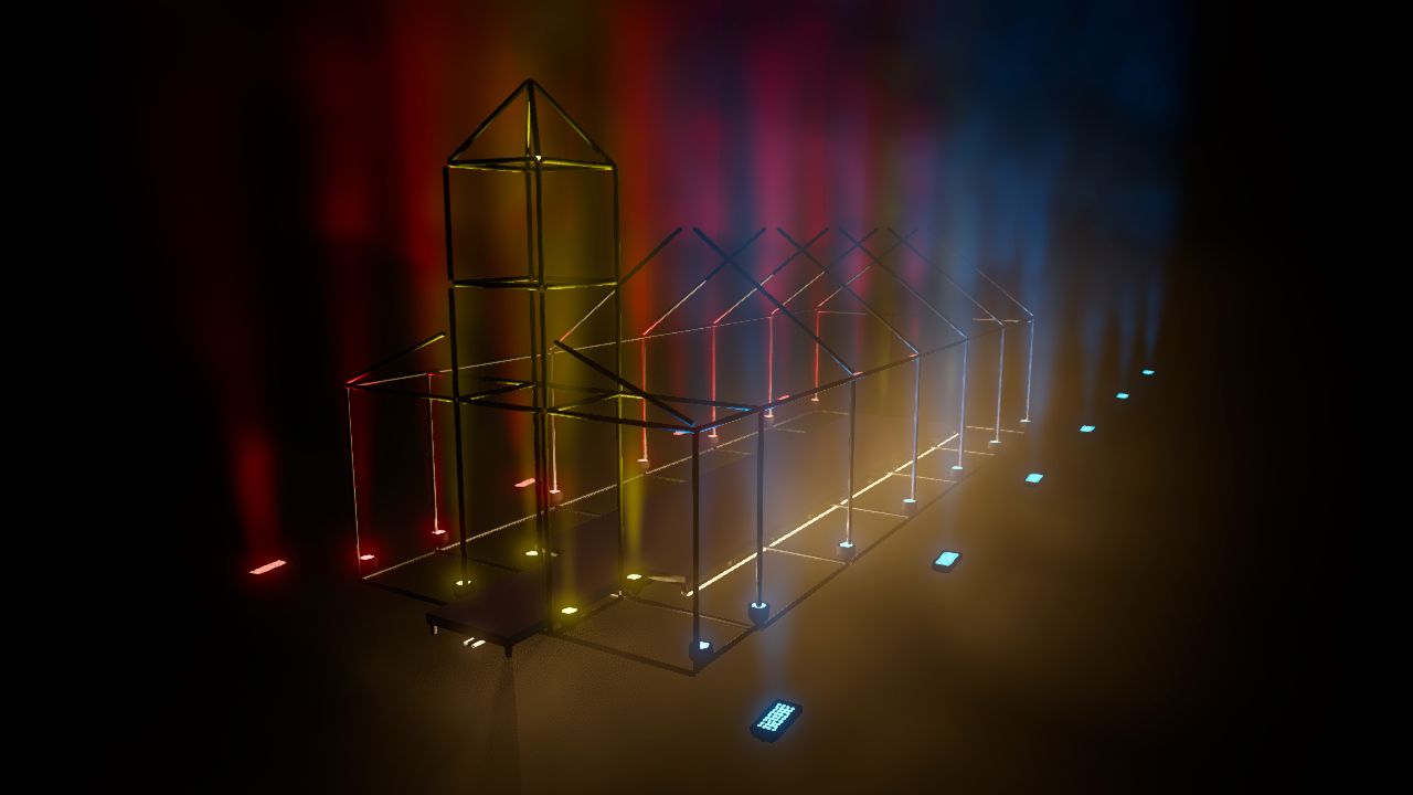 Reconstructie tufstenen kerk